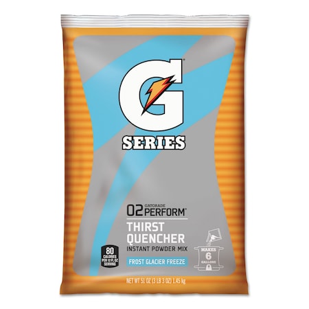 Gatorade Original Powdered Drink Mix, Glacier Freeze, 51oz Packet, PK14 PK 33676